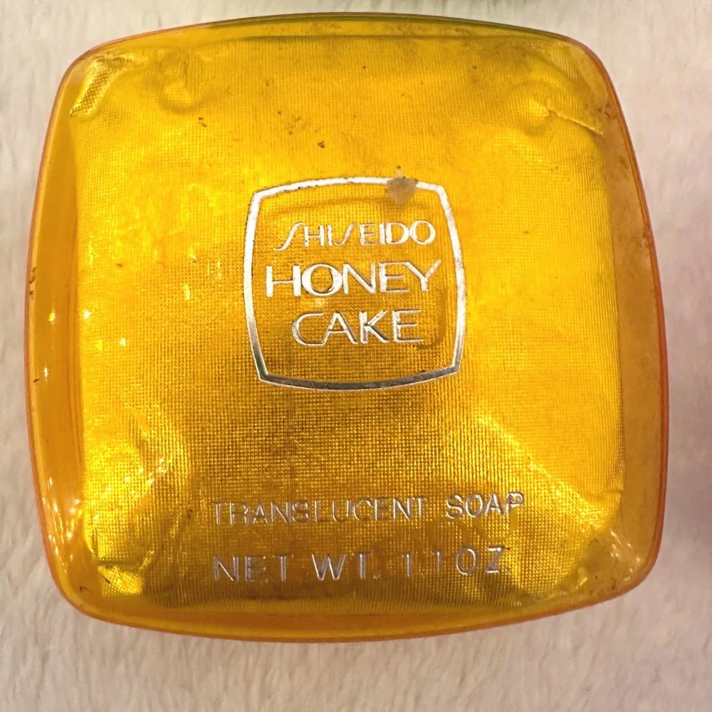 Vintage Shiseido Honey Cake Soap Set 4pc 1.1oz Each Multi 3 New 1 Open Japan